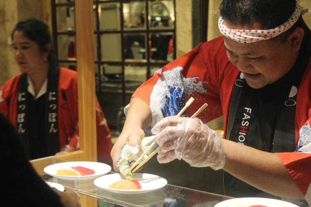 公邸料理人の寿司